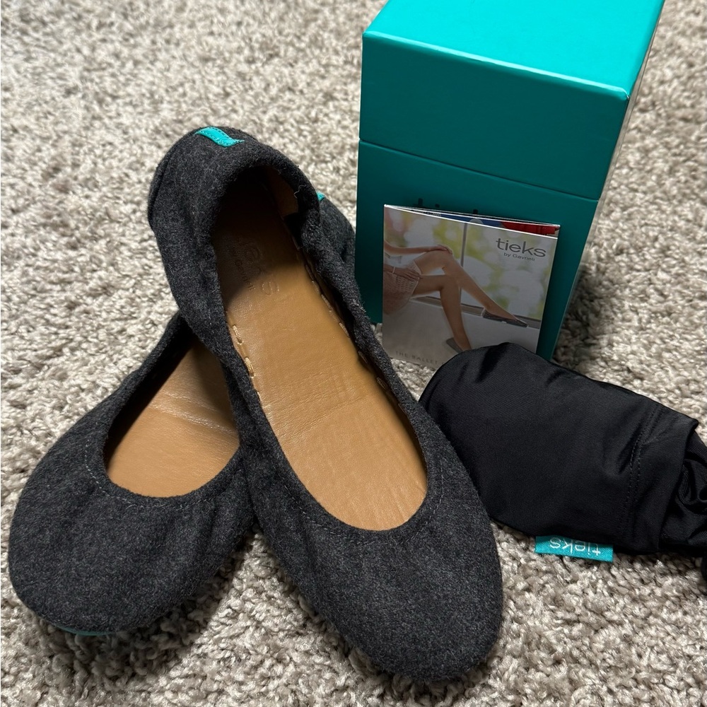 Tieks - Greystone - Like New; Size 7